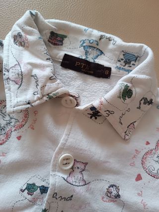 Pijama Infantil 8 anos - Gatinhos
