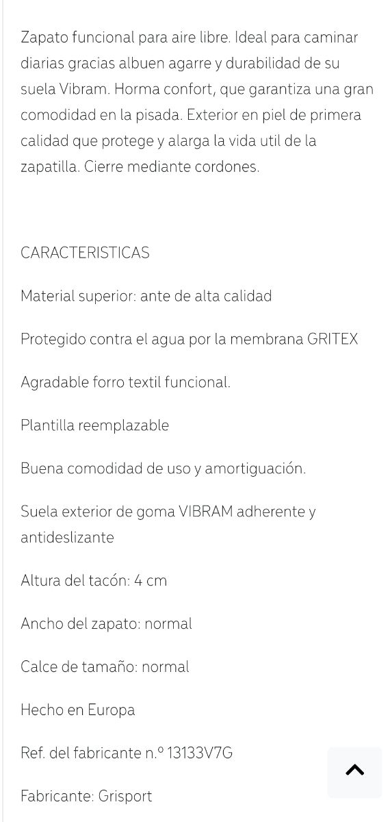 Zapatillas Grisport trekking mujer