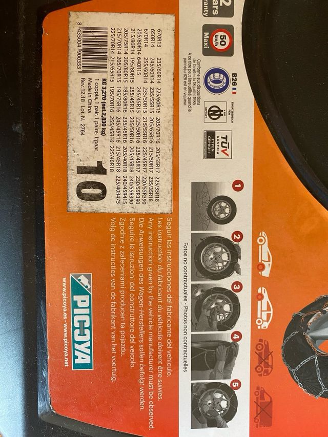 Cadenas nieve Ideal ABS 9mm