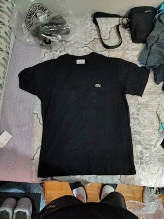 Camiseta Lacoste negra - xxl