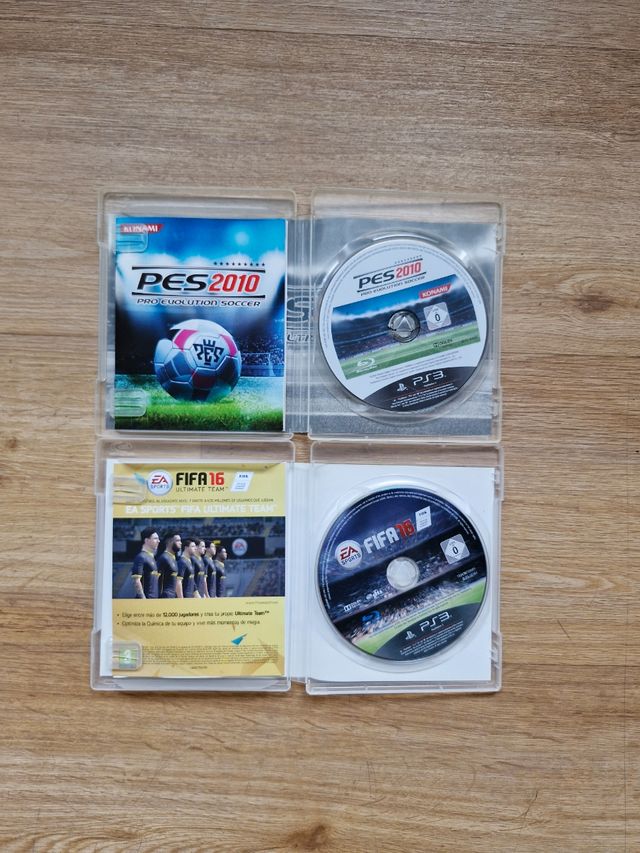 PS3 FIFA 16 + PES 2010