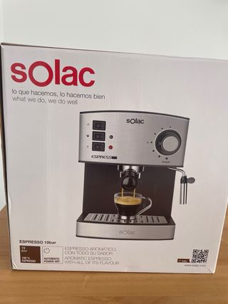 Cafetera Espresso Solac - 19 Bar