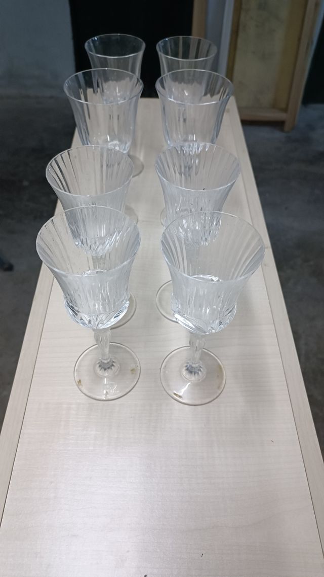 4 Copas de Vino Cristal