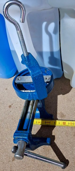 Morsa da banco piccola - in acciaio 