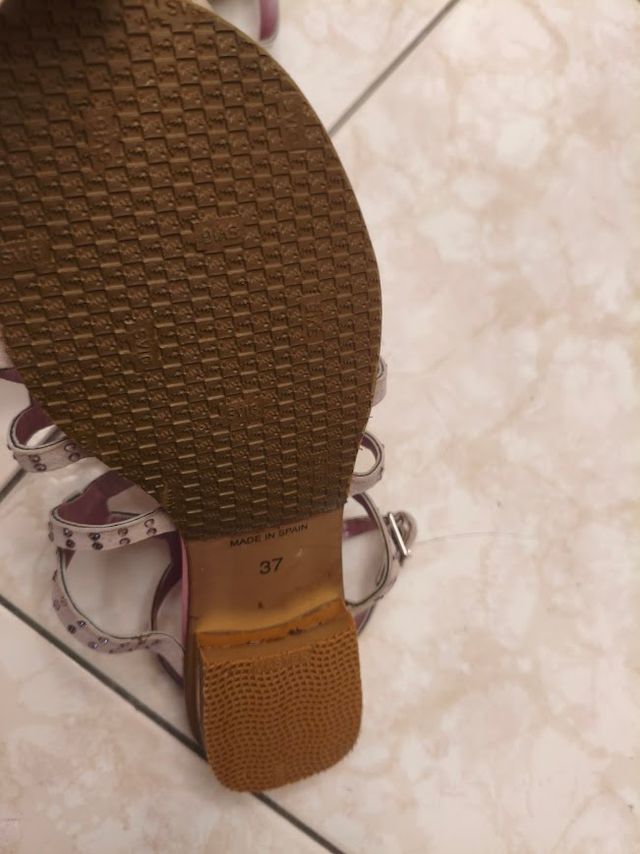 Sandalias Laura Amat - Marrón y Rosa