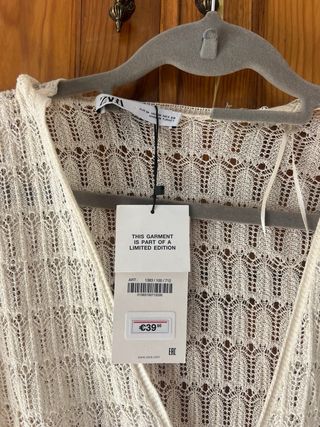 Mono blanco Zara - Talla M
