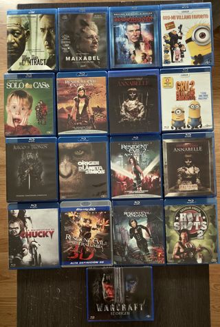 Lote películas Blu-ray
