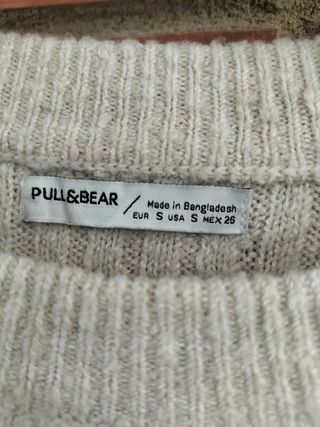 Jersey de punto canalé oversize