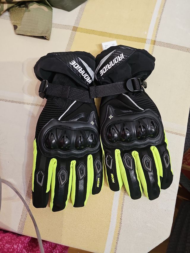 Guantes Ironaide moto - Negro/Verde