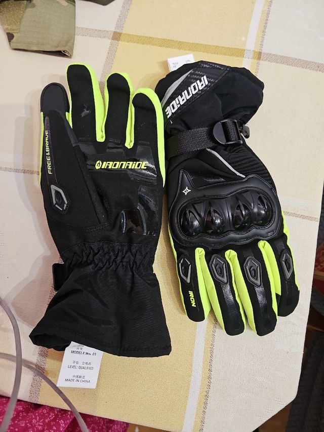 Guantes Ironaide moto - Negro/Verde