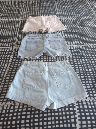 Shorts niña (11-12): 3 Pack