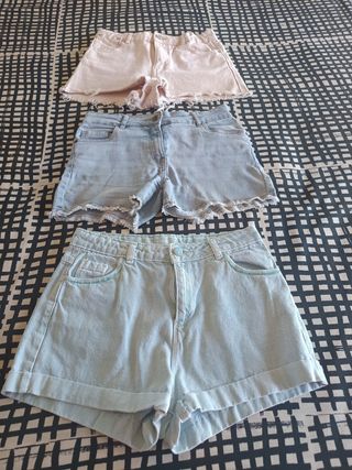 Shorts niña (11-12): 3 Pack