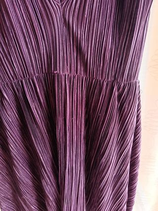 Vestido plisado H&M - Talla L
