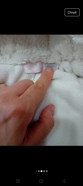 Cappotto bimbo/a in pelliccia sintetica