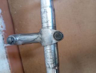 Manillar y potencia bici carretera clásica Pivo