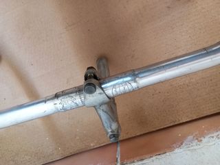 Manillar y potencia bici carretera clásica Pivo