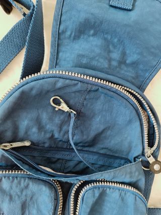 Mochila Kipling azul mediada