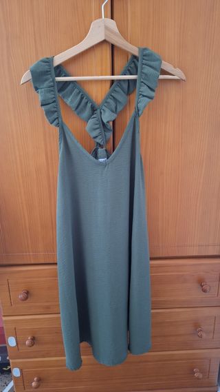 Vestido verde oliva - Talla única