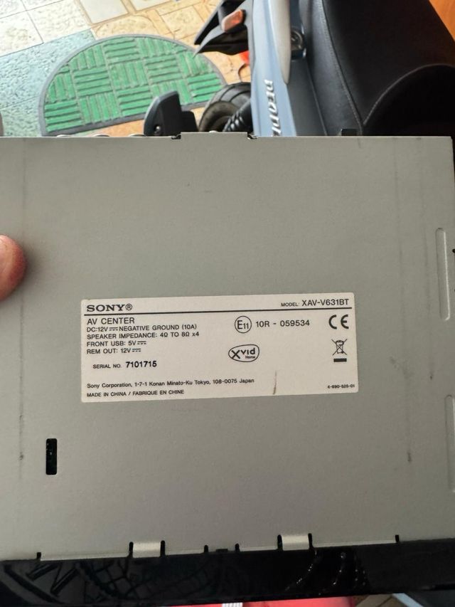 Autoradio Sony XAV-V631BT 2DIN