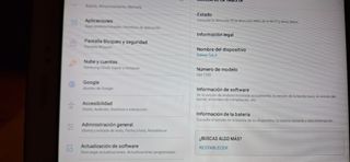 Tablet Samsung Tab A blanca