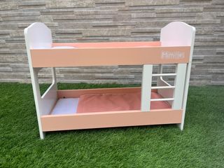 Cama litera de madera Mimitos muñecas