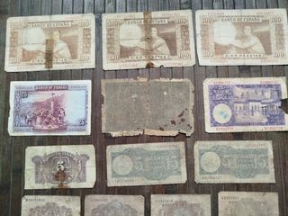 🇪🇸 Lote de 21 billetes antiguos de España