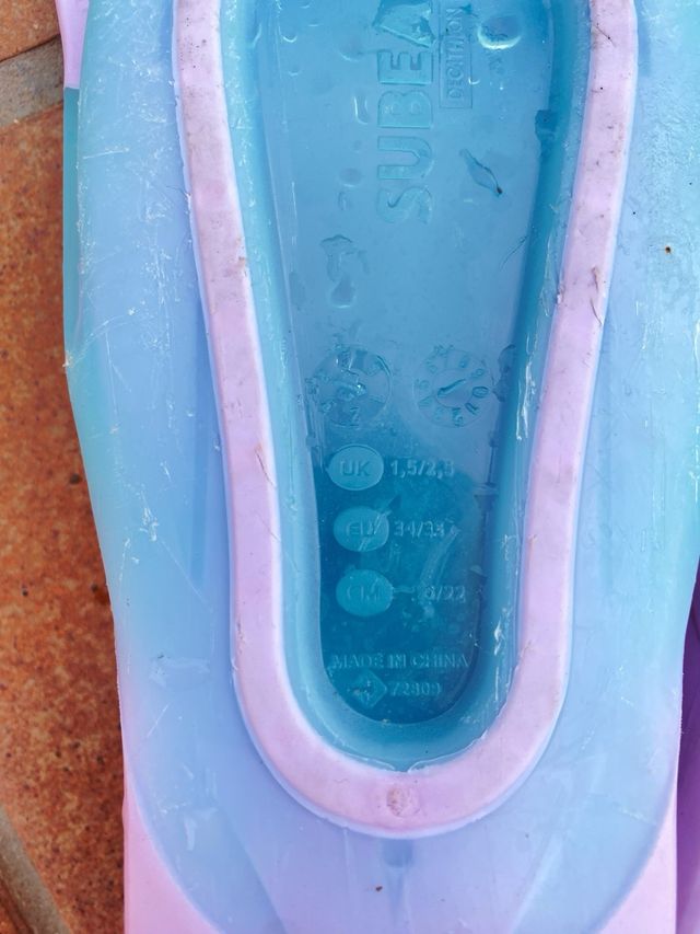 Aletas natación niña/o