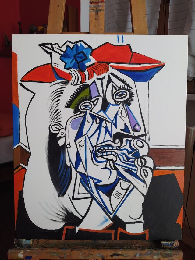 Dipinto ad olio fatto a mano Picasso
