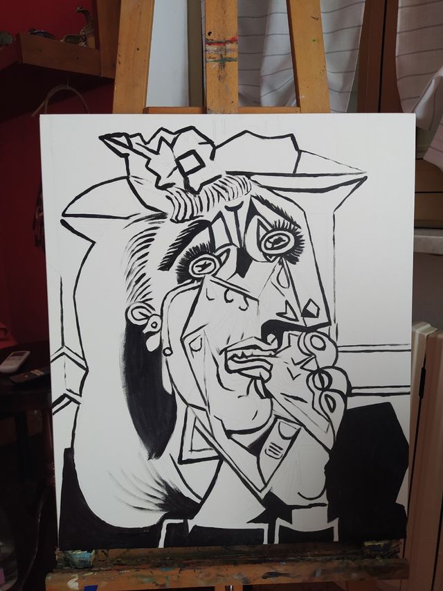 Dipinto ad olio fatto a mano Picasso