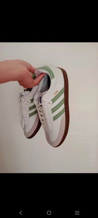 Zapatillas Adidas Samba - Verde Oliva