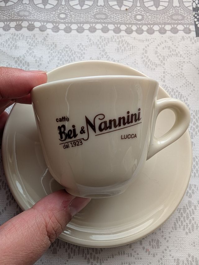 Tazas café de porcelana italiana vintage