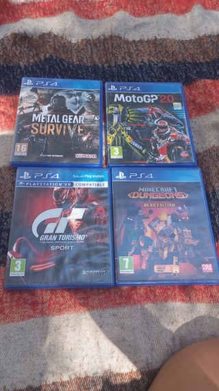 4 juegos PS4 (PlayStation 4): Gran Turismo Sport, 