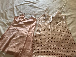 2 Camisones seda rosa - nuevos