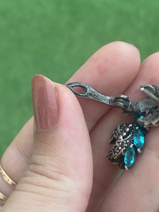 Pendientes plata turquesa
