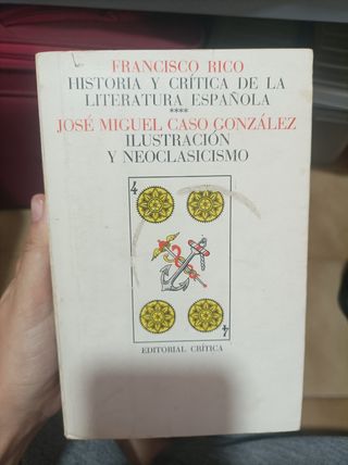 Historia y crítica de la literatura española 