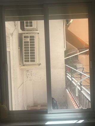 Ventana aluminio corredera, cristal simple 