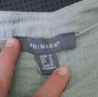Blusa Primark verde acqua