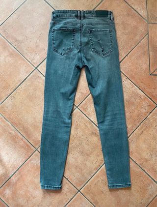 Jeans Stradivarius skinny grigio