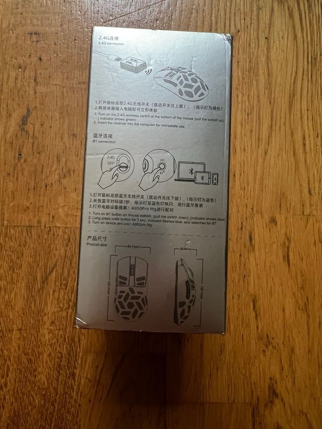 Ratón gaming dareu a950 pro magnesio