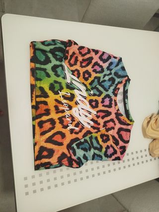Camisetas cortas estampadas - Indy Leopard talla M