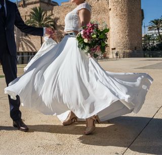 Vestido novia blanco