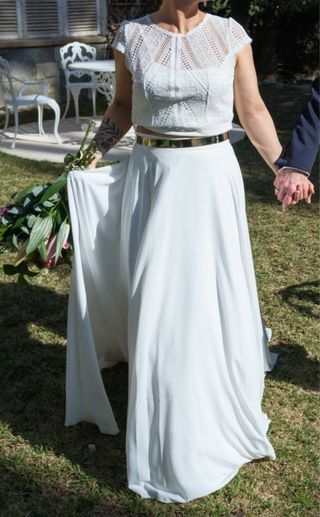 Vestido novia blanco