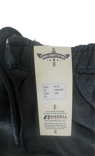 Talla L. Pantalón deportivo RUSSELL ATHLETIC 