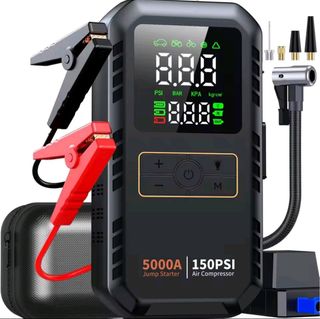 Arrancador Potente 5000A Compresor Inflador 150PSI