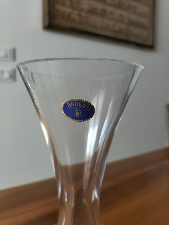 Bottiglia cristallo Bohemia