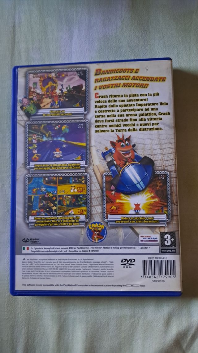 Crash Nitro Kart - PS2 PAL
