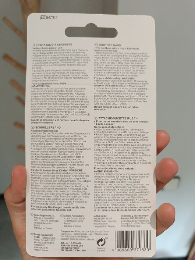 NUK - Cinta chupete (Limited Edition)