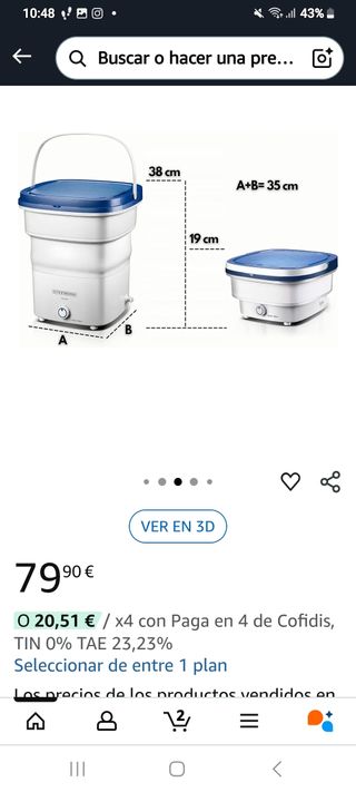 LAVADORA PORTATIL PLEGABLE