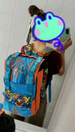 Mochila escolar Seven multicolor y tamaño ampliabl
