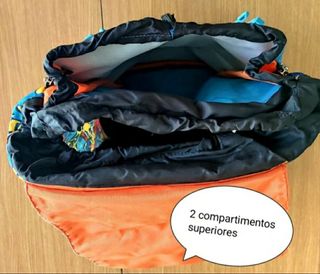 Mochila escolar Seven multicolor y tamaño ampliabl